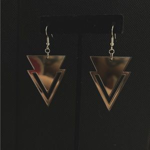 Mirror Abstract Earrings